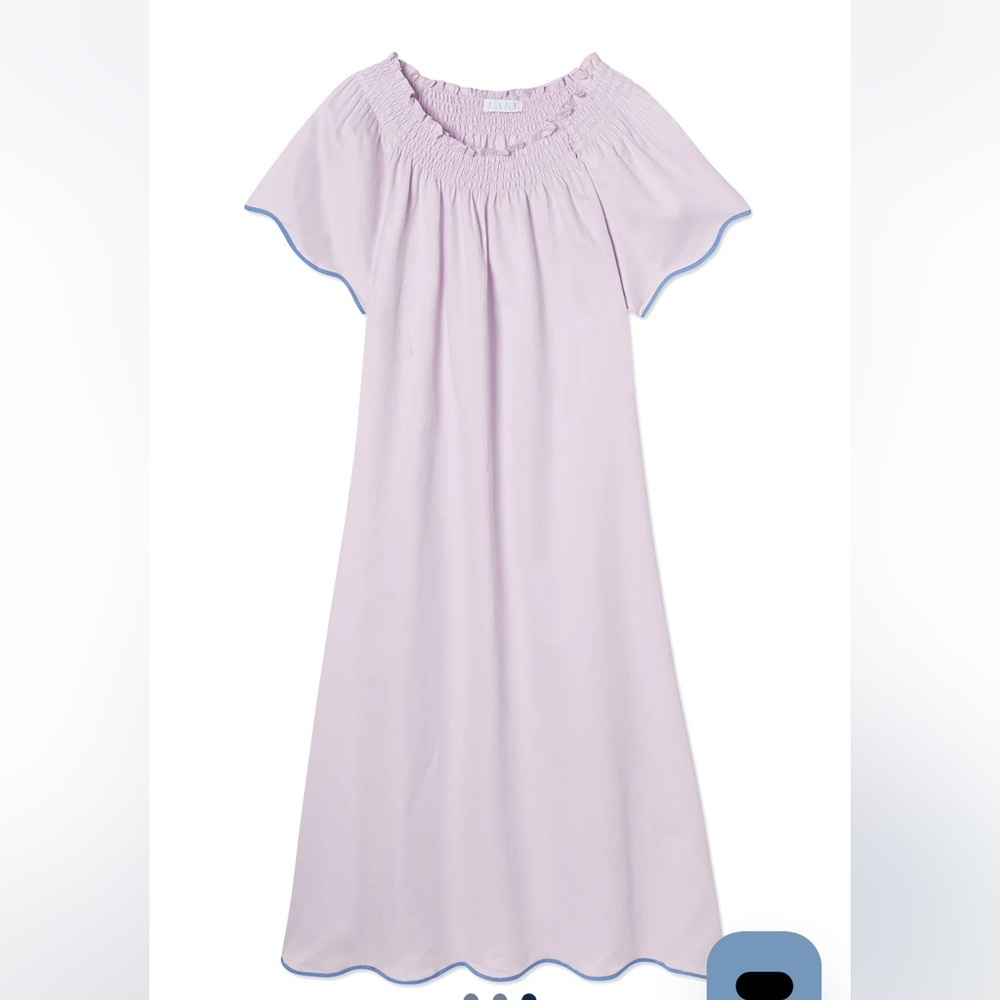 Lake Pajamas patio mini dress / nightgown in wildflower XS!